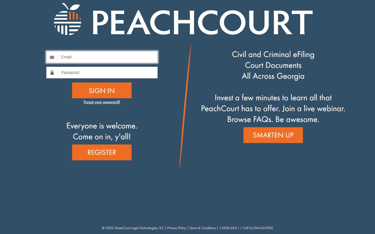Tattnall County court records PeachCourt e-filing document access